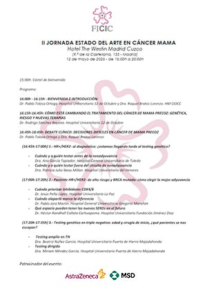 Jornadas Expertos en C&aacute;ncer de Mama Madrid 2026

