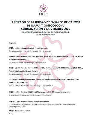 III ensayos clinicos cancer mama y ginecologia