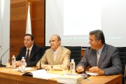 Inauguracin de las I Jornadas de Prevencin del Cncer MAC-ICIC: Nicols Daz Chico, Javier Dorta y Norberto Cejas. 