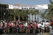 Nios participantes la Segunda Marcha Cicloturista Dunas de Corralejo 