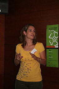 Foto 61.6 Teresa Giráldez, de la Universidad de La Laguna, durante su intervención.