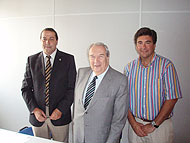 Nicolás Díaz Chico, Jerónimo Saavedra y Pedro Lara