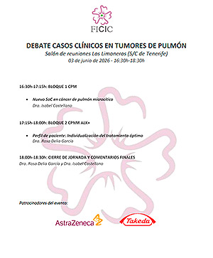 Debate C&aacute;ncer y Tumor de Pulm&oacute;n Tenerife 2026
