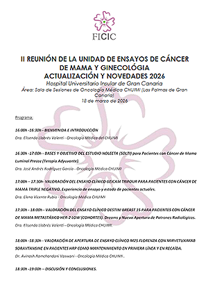 Ensayos C&aacute;ncer de mama y Ginecolog&iacute;a Gran Canaria