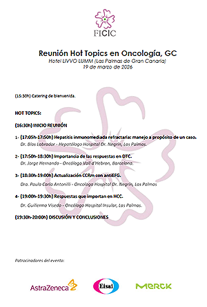 Hot Topics Oncolog&iacute;a Gran Canaria 2026
