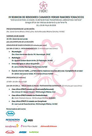 Tumores Tor&aacute;cicos Tenerife 2026
