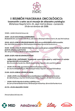 Programa de la II Reuni&oacute;n Panorama Oncol&oacute;gico sobre innovaci&oacute;n y retos en el manejo de diferentes patolog&iacute;as