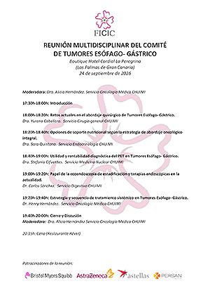 euni&oacute;n multidisciplinar sobre diagn&oacute;stico y tratamiento de tumores es&oacute;fago-g&aacute;stricos en el CHUIMI